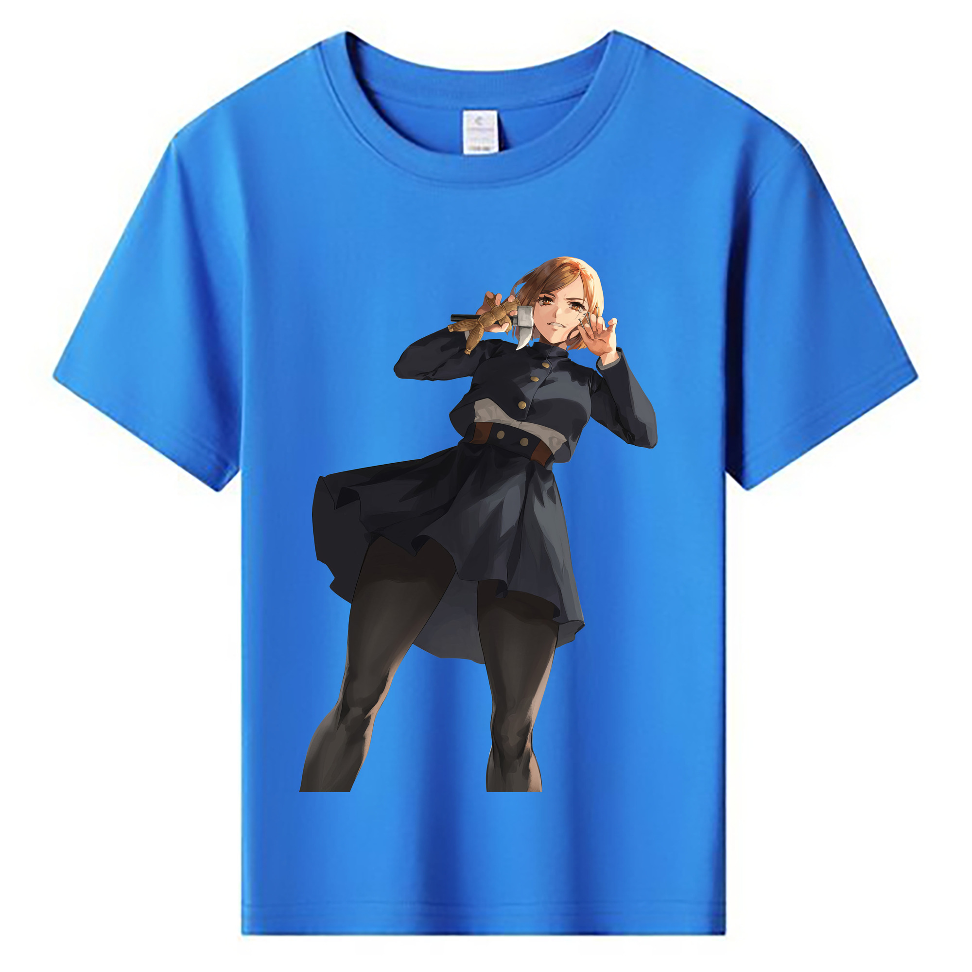 （画像用） 呪術廻戦 Jujutsu Kaisen 綿100％キッズTシャツ（フロントプリント）